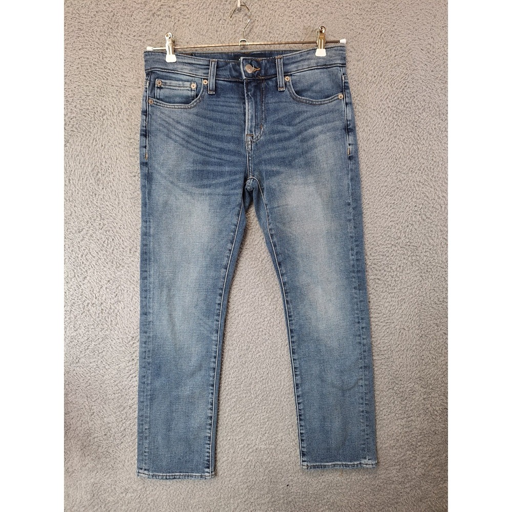 Aéropostale Jeans Womens 28/30 (Fits 32x29) Blue Denim Stretch Streetwear Grunge